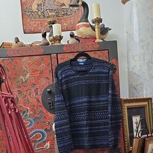 Man's Cotton Linen Blend Sweater